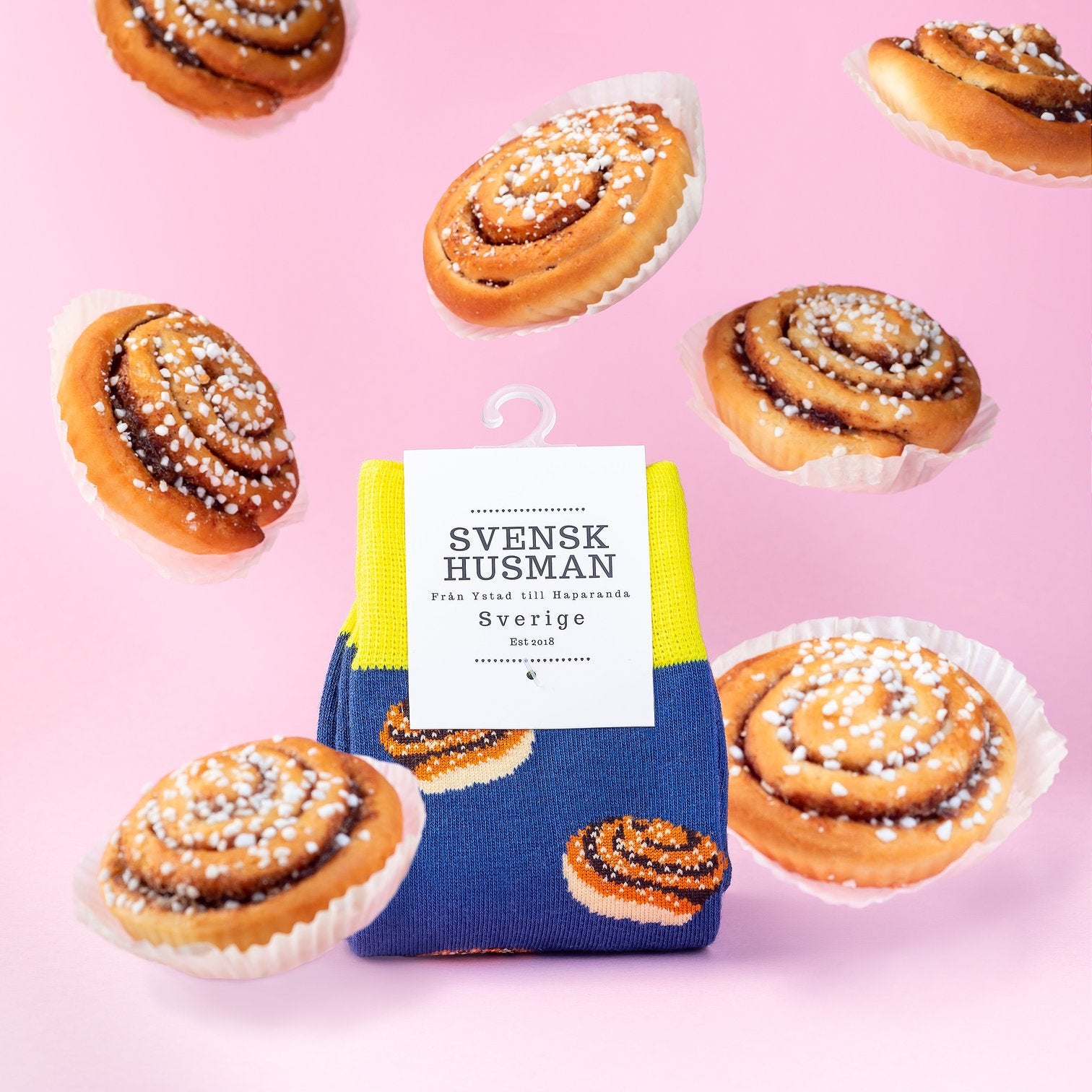 Kanelbullen Cinnamon Bun Socks - Adult