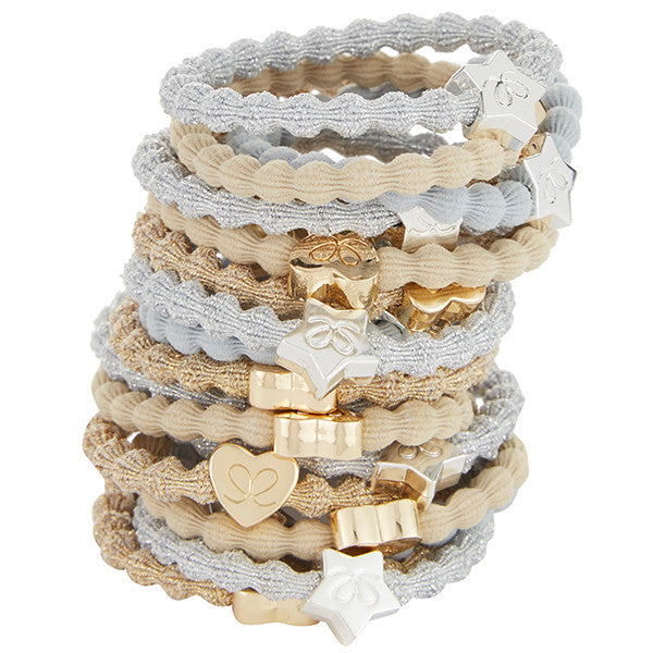 Bangle Band Metallic Silver Star · Glittery Silver - Blabar Nordic Living