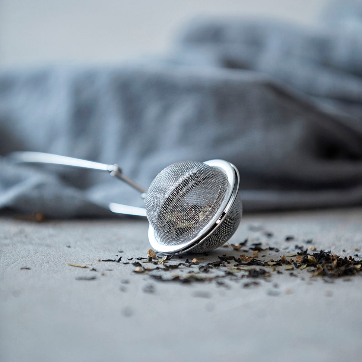 Tea Infuser, Mesh in Silver