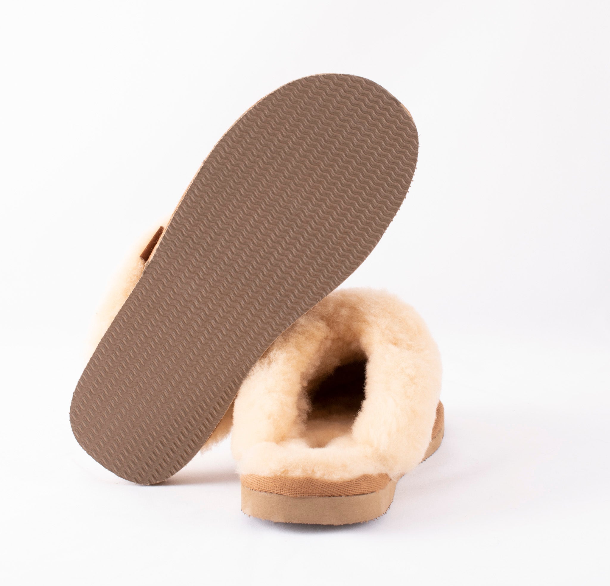 Sheepskin Slippers - Jessica in Chestnut