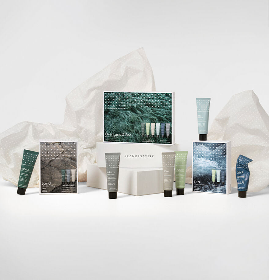 Sea Hand Cream Giftset w. 3 mini hand creams, Fjord, Oy & Hav 30ml