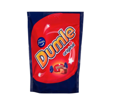Fazer Dumle Original – Soft Chocolate Covered Toffees Bag 120g