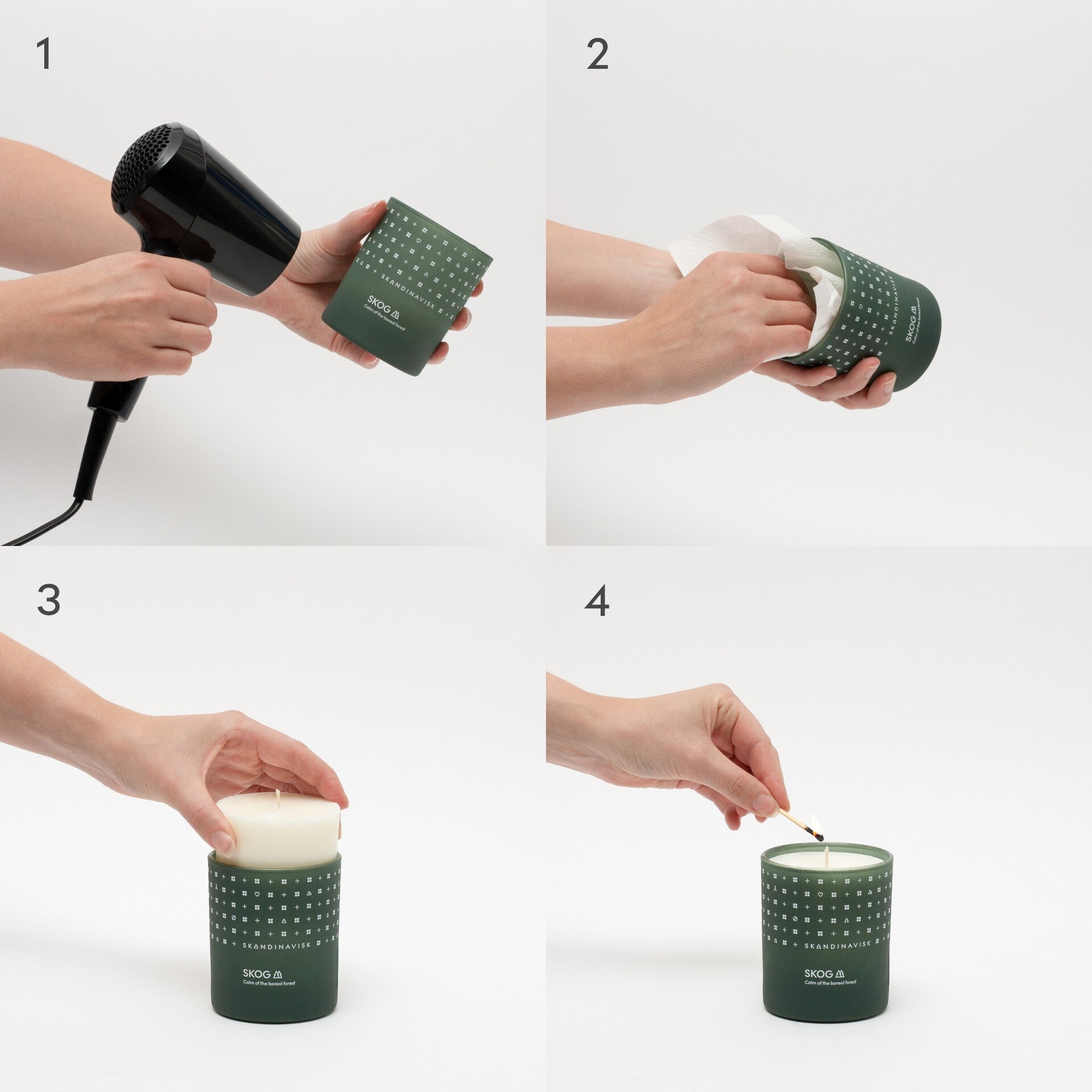 Scented Candle REFILL Oy 50h