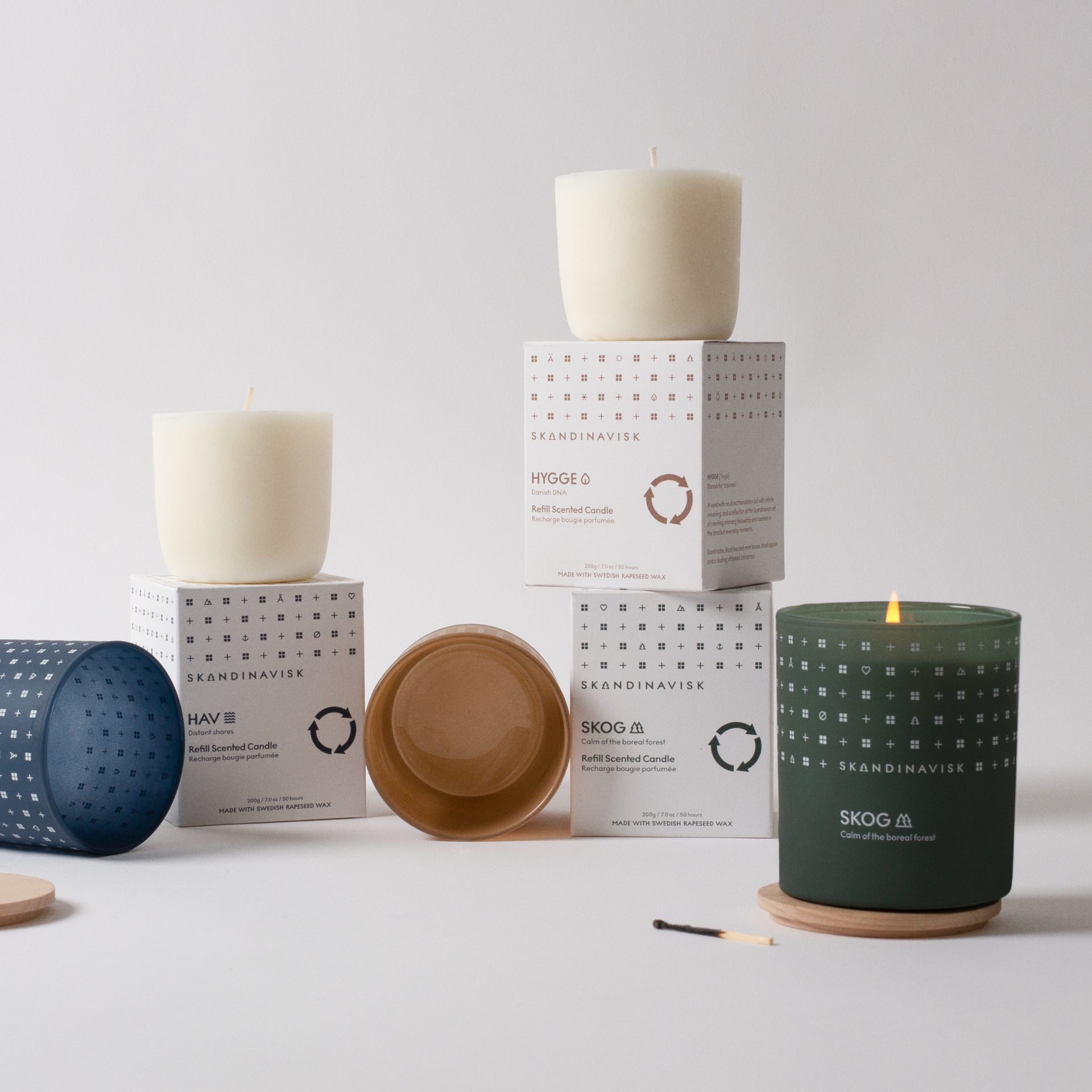 Scented Candle REFILL Hygge 50h