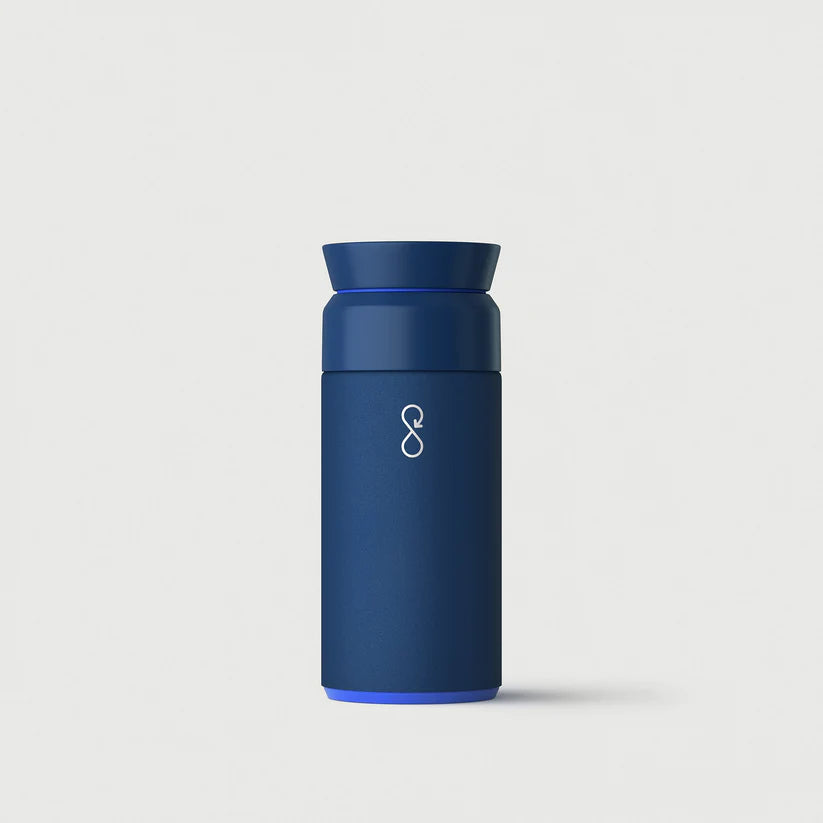 Brew Flask 12 oz, Ocean Bottle in Ocean Blue