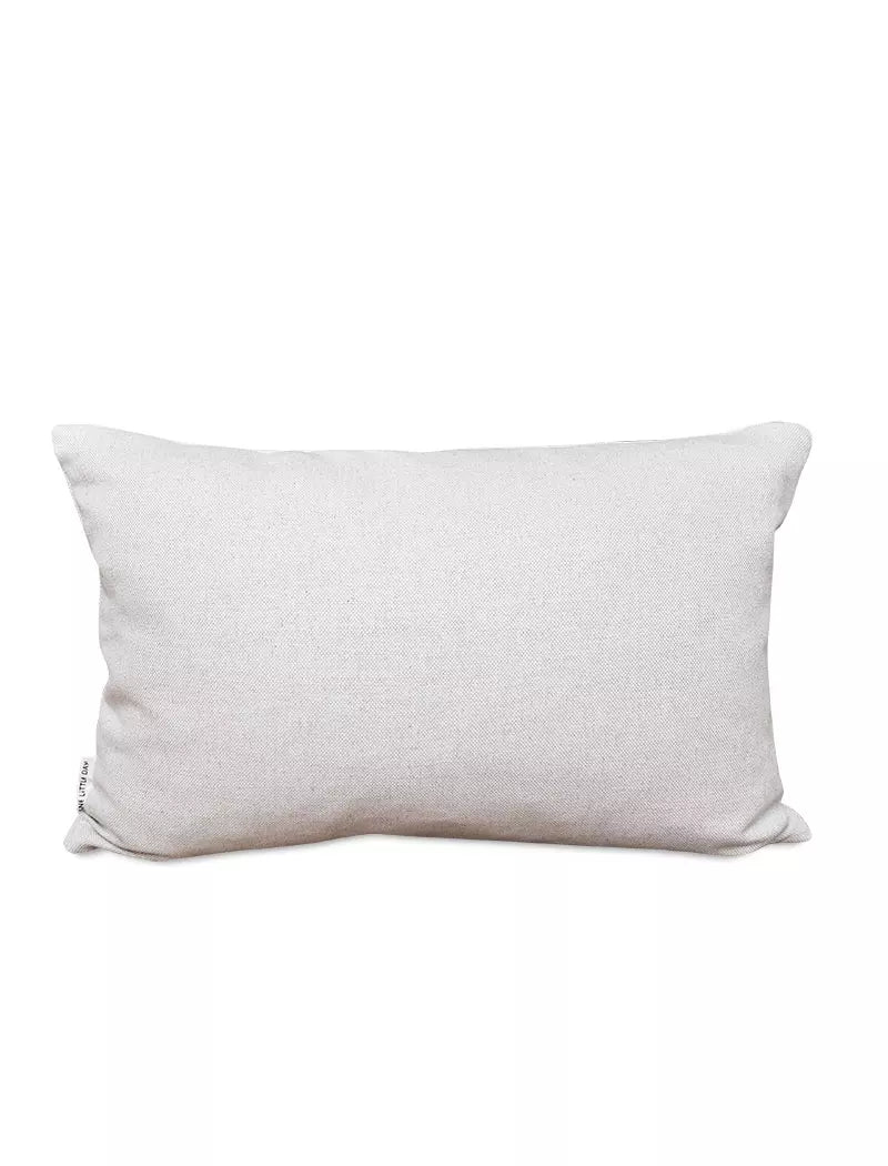 Tori Birds Cushion Cover on Linen in Blue