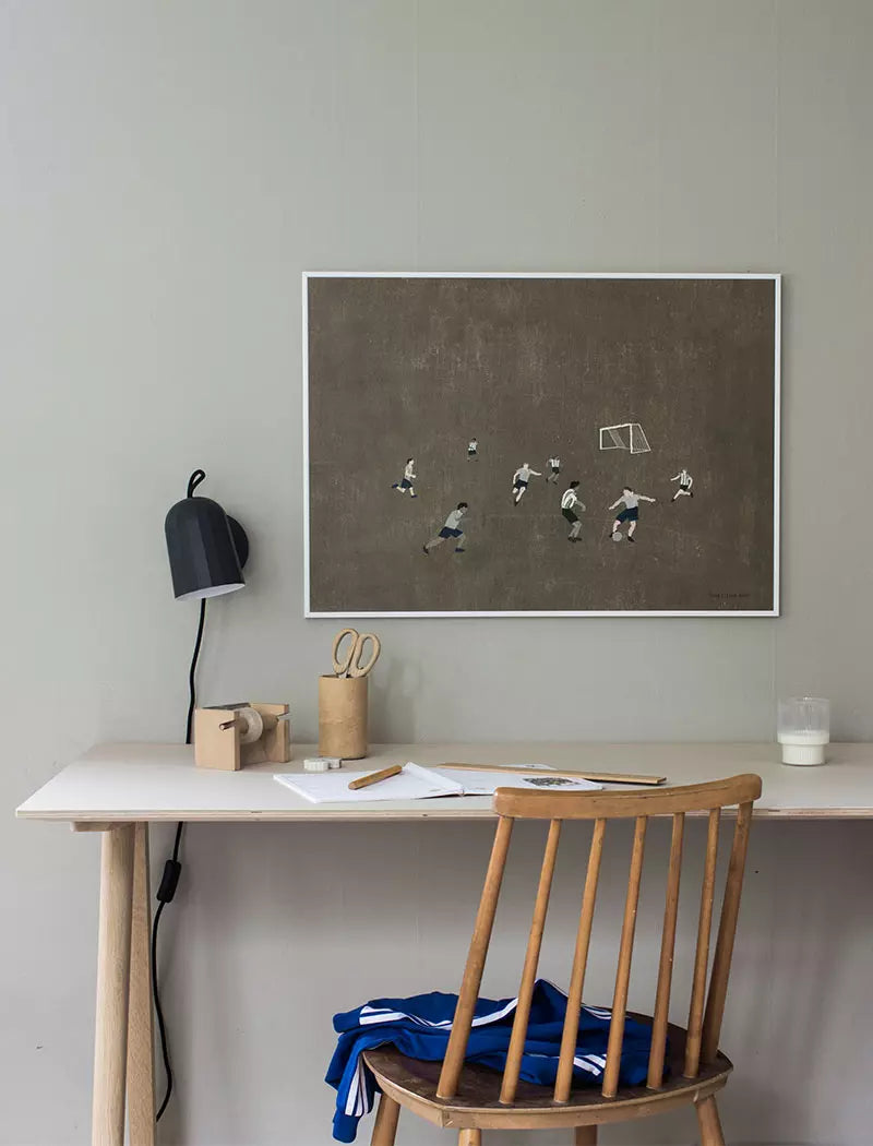 Soccer Football Print, 70x50 cm