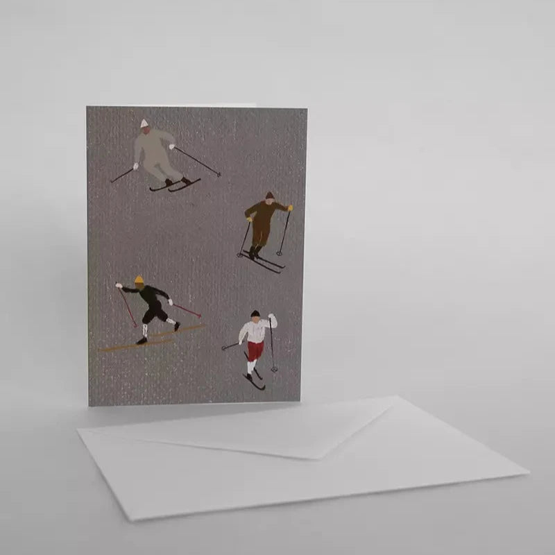 Skiers Card w. Envelope A6