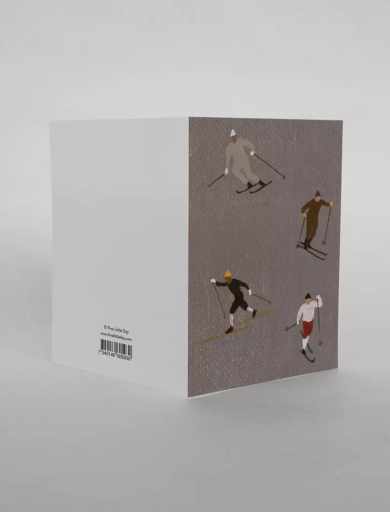 Skiers Card w. Envelope A6