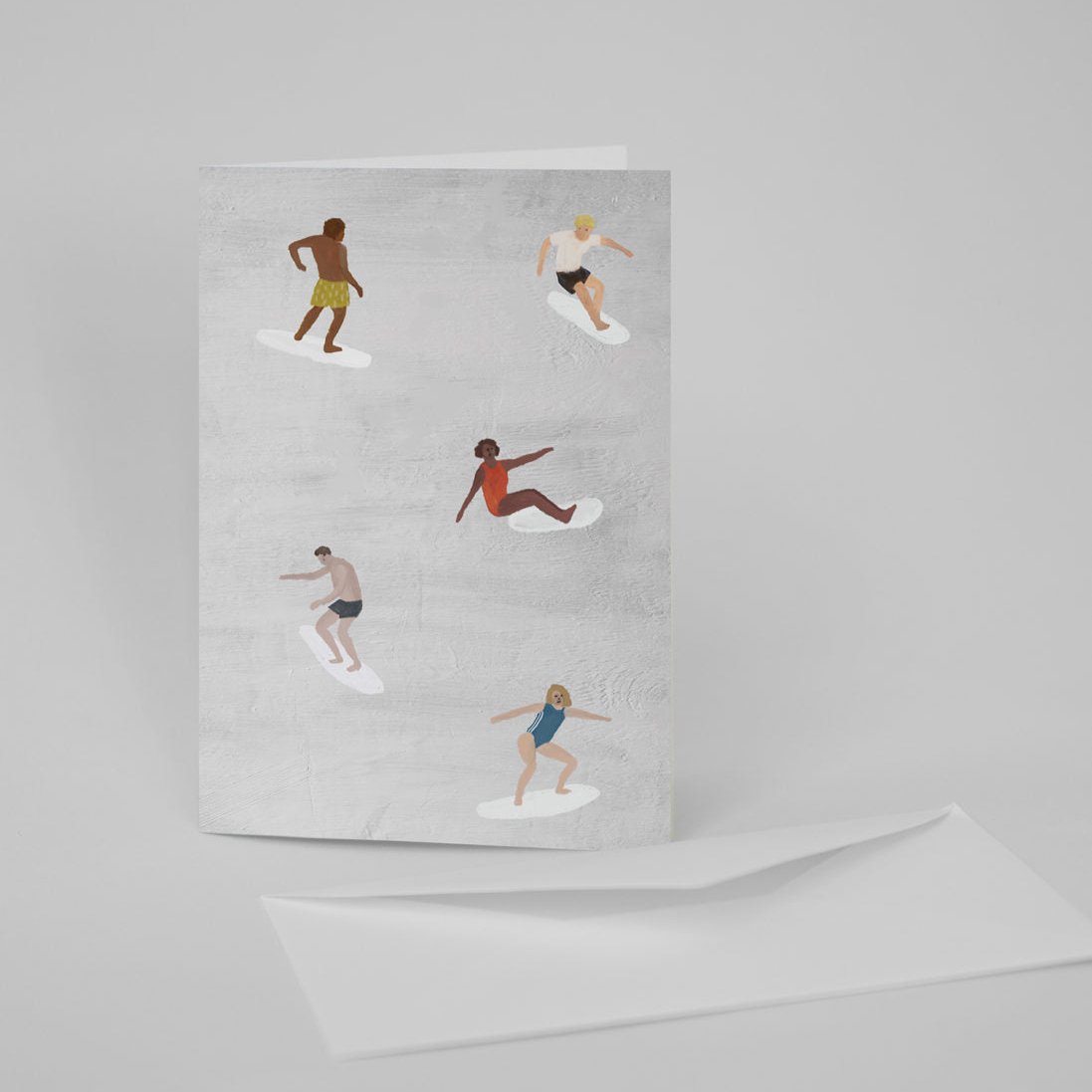 Surfers Card w. Envelope A6