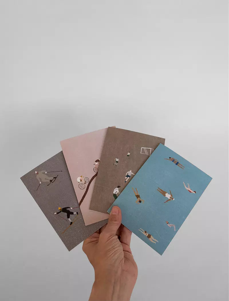 Soccer Football Card w. Envelope A6