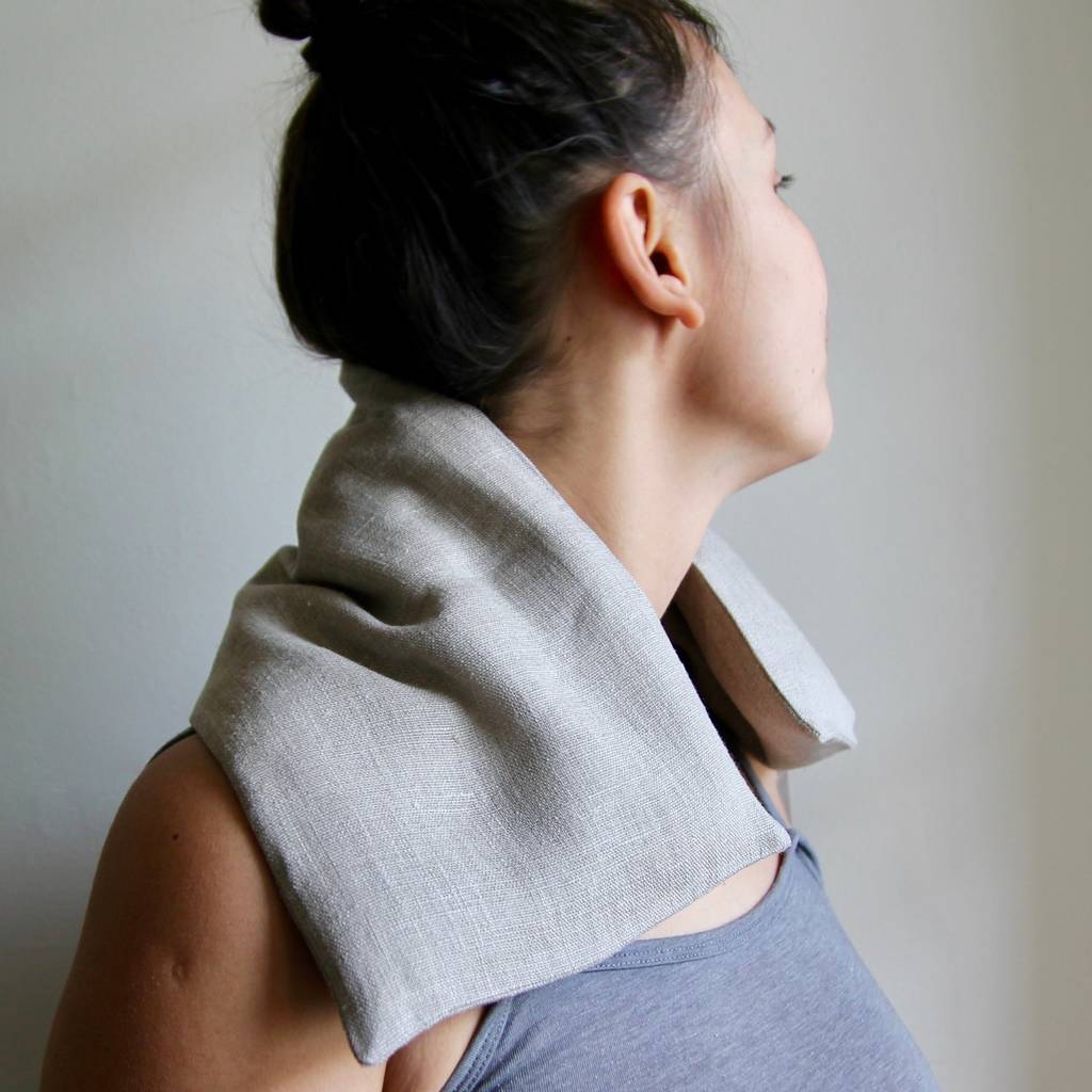 Linen Wheat Bag - Large in Natural Plain - Blabar Nordic Living