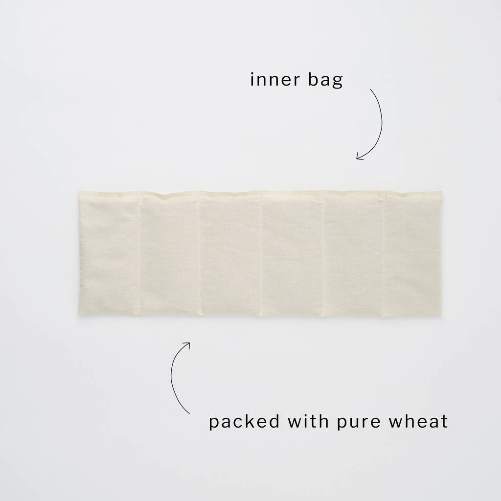 Linen Wheat Bag - Large in Natural Plain - Blabar Nordic Living