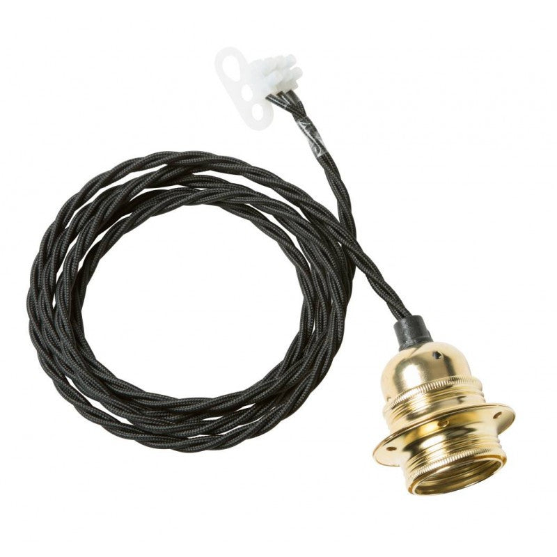 Ceiling Cable_Black/Brass - Blabar Nordic Living