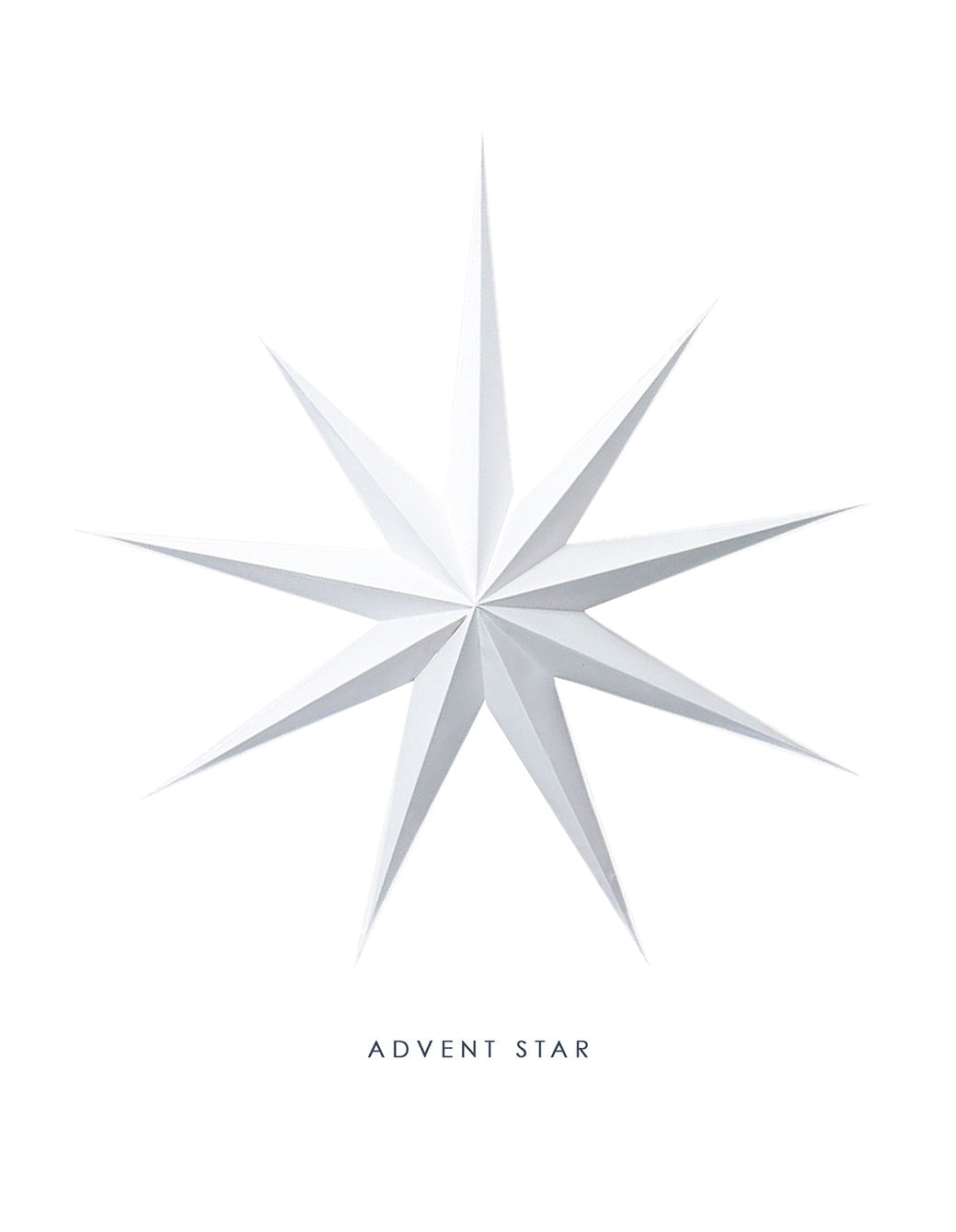 Christmas Card_Advent Star - Blabar Nordic Living