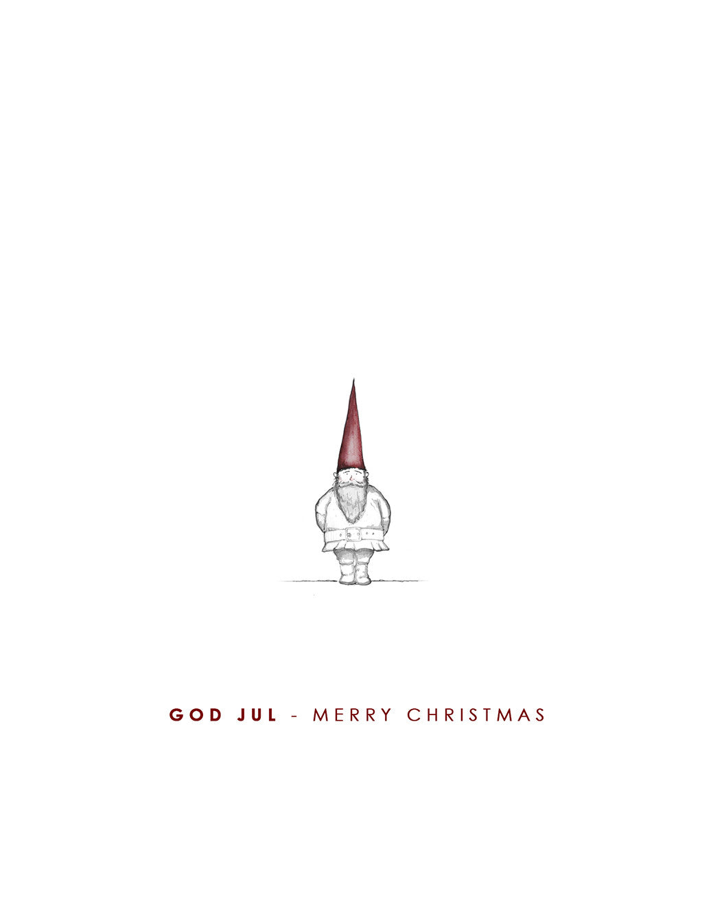 Christmas Card_Tomte - Blabar Nordic Living