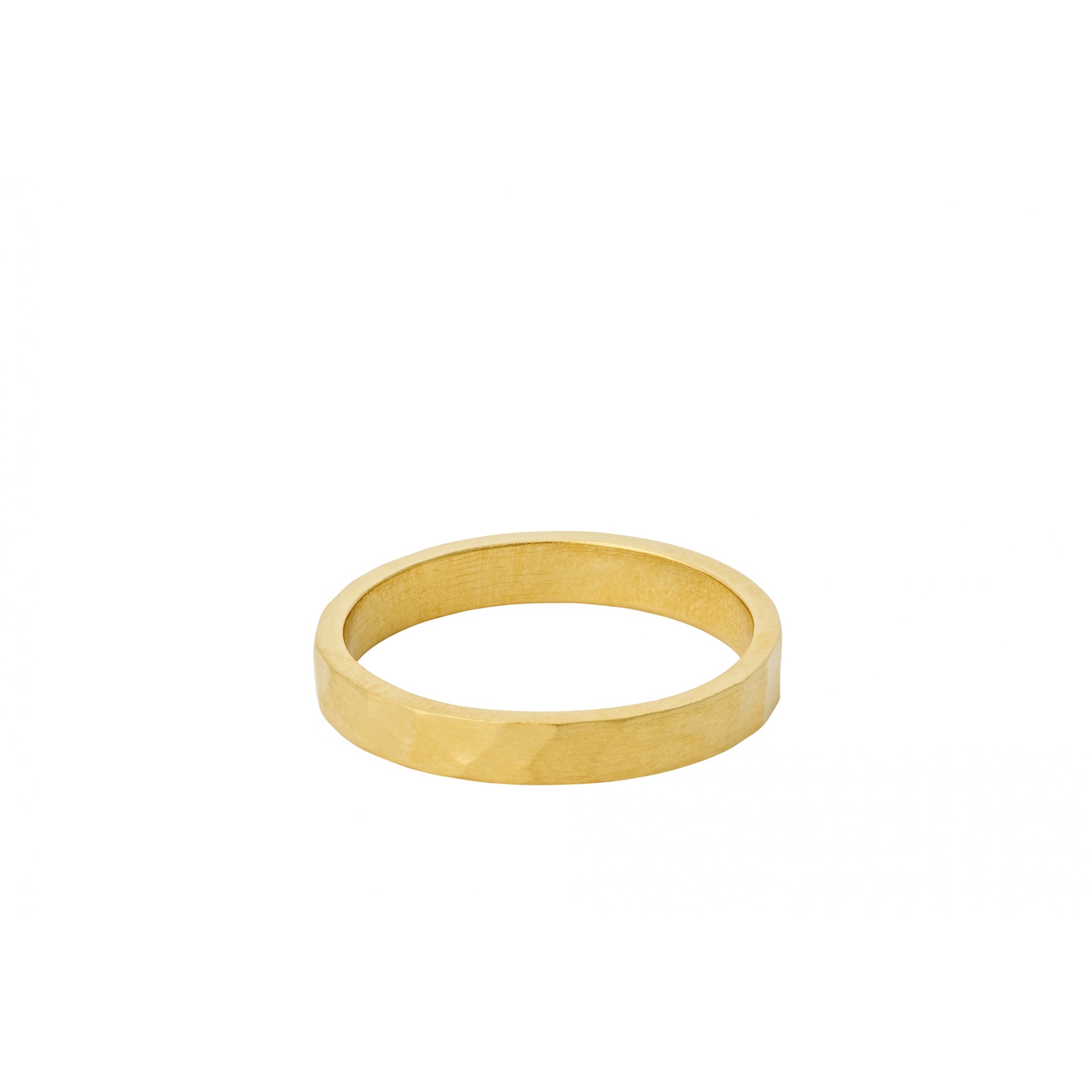 Pine Ring in Gold