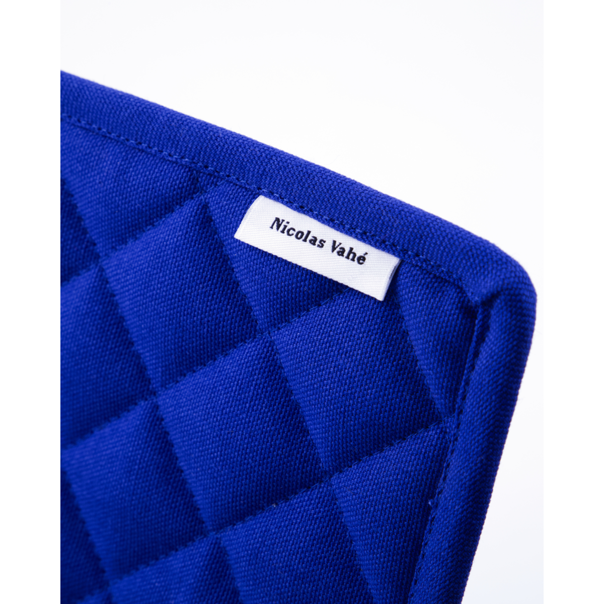 Potholders, Neat in Blue, Set of 2