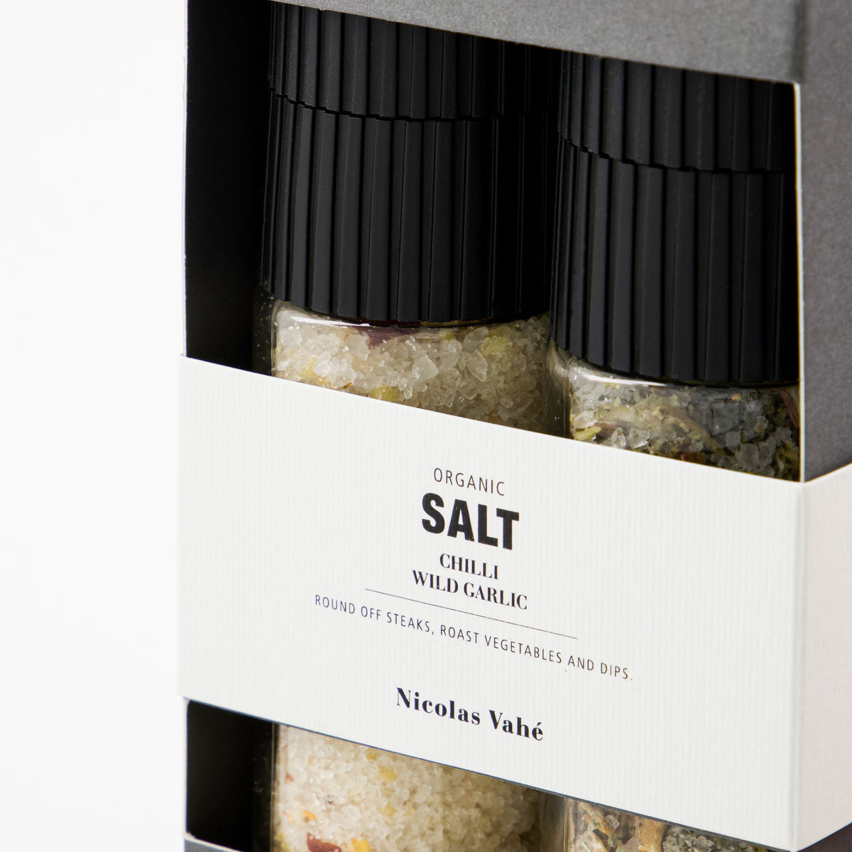 Gift box Chili Salt & Wild Garlic Salt, Nicolas Vahé