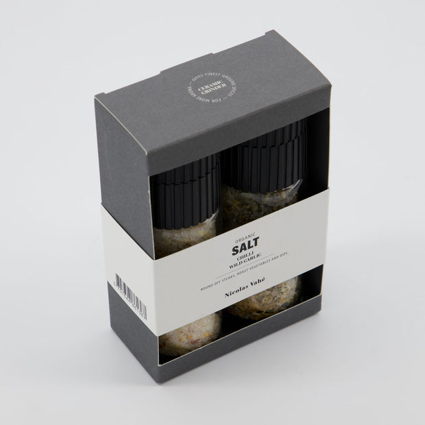 Gift box Chili Salt & Wild Garlic Salt, Nicolas Vahé