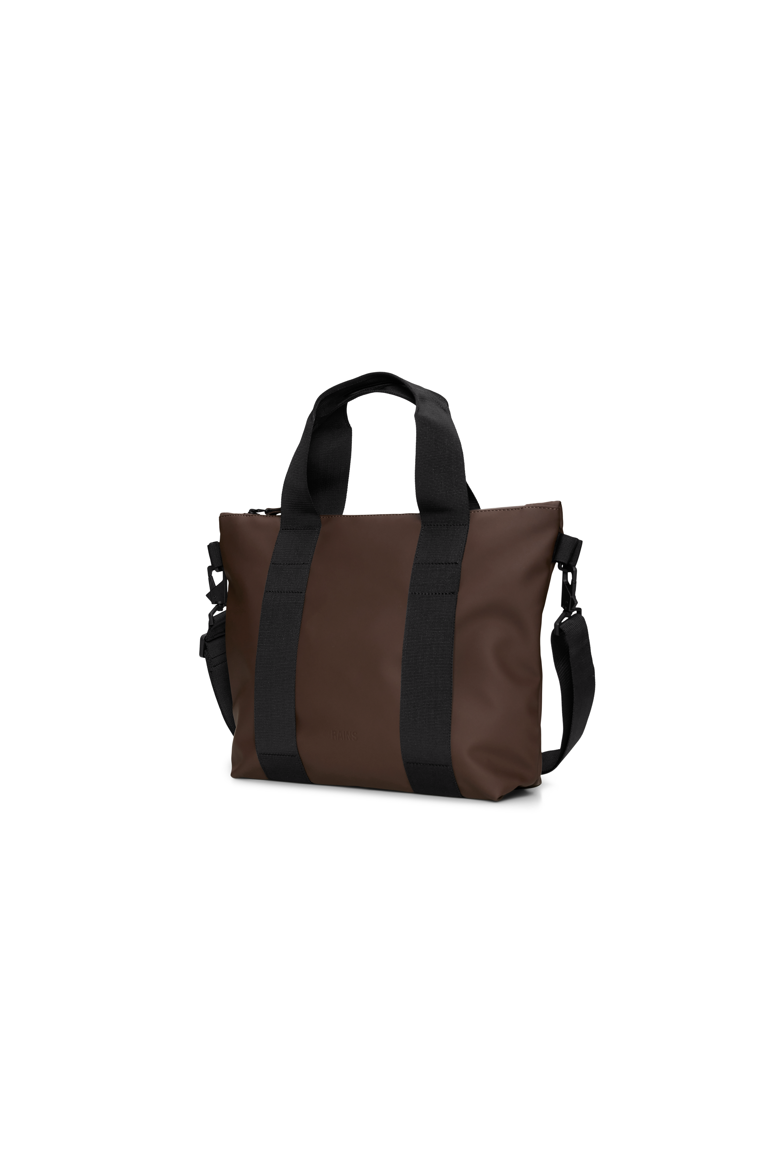 Rains Tote Bag Micro in Frame (Brown)