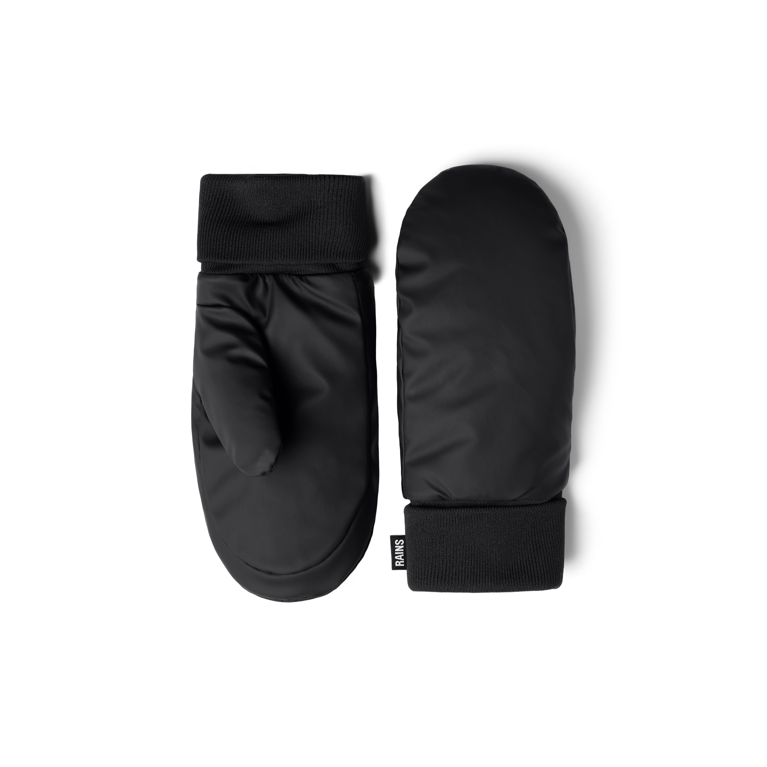 Rains Alta Puffer Mittens in Black