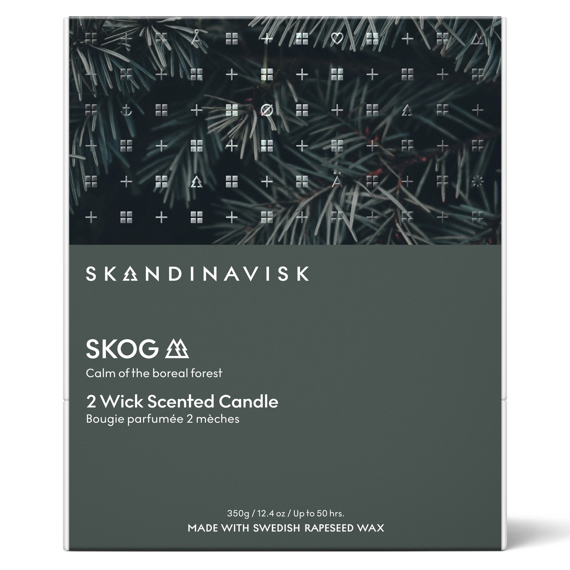 Seasonal Skog Scented Candle 2 Wick, 350g