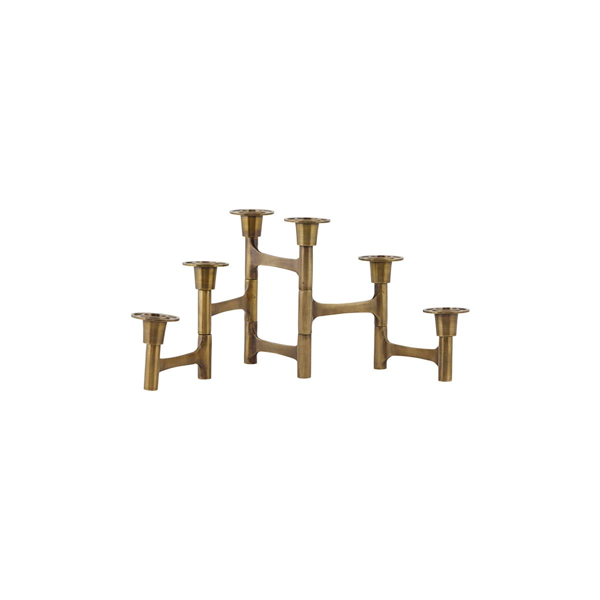 Candle stand w. 6 cups, HDMove in Brass