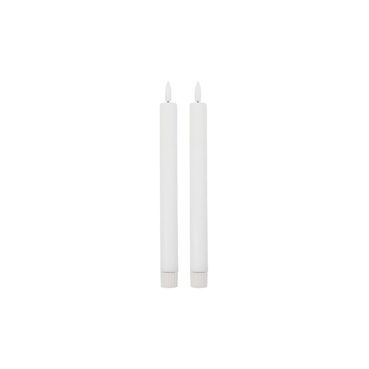 Candles LED, set of 2, Dinner candles