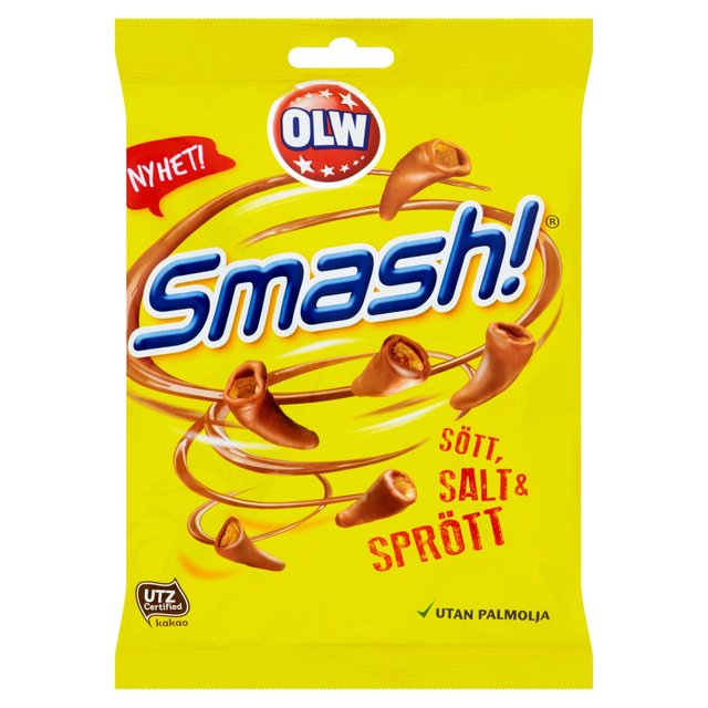 OLW Smash – Choc Covered Corn Snacks 100g - Blabar Nordic Living