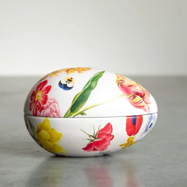 Blomster Reusable Easter Egg, Swedish-style Påskägg in Tin
