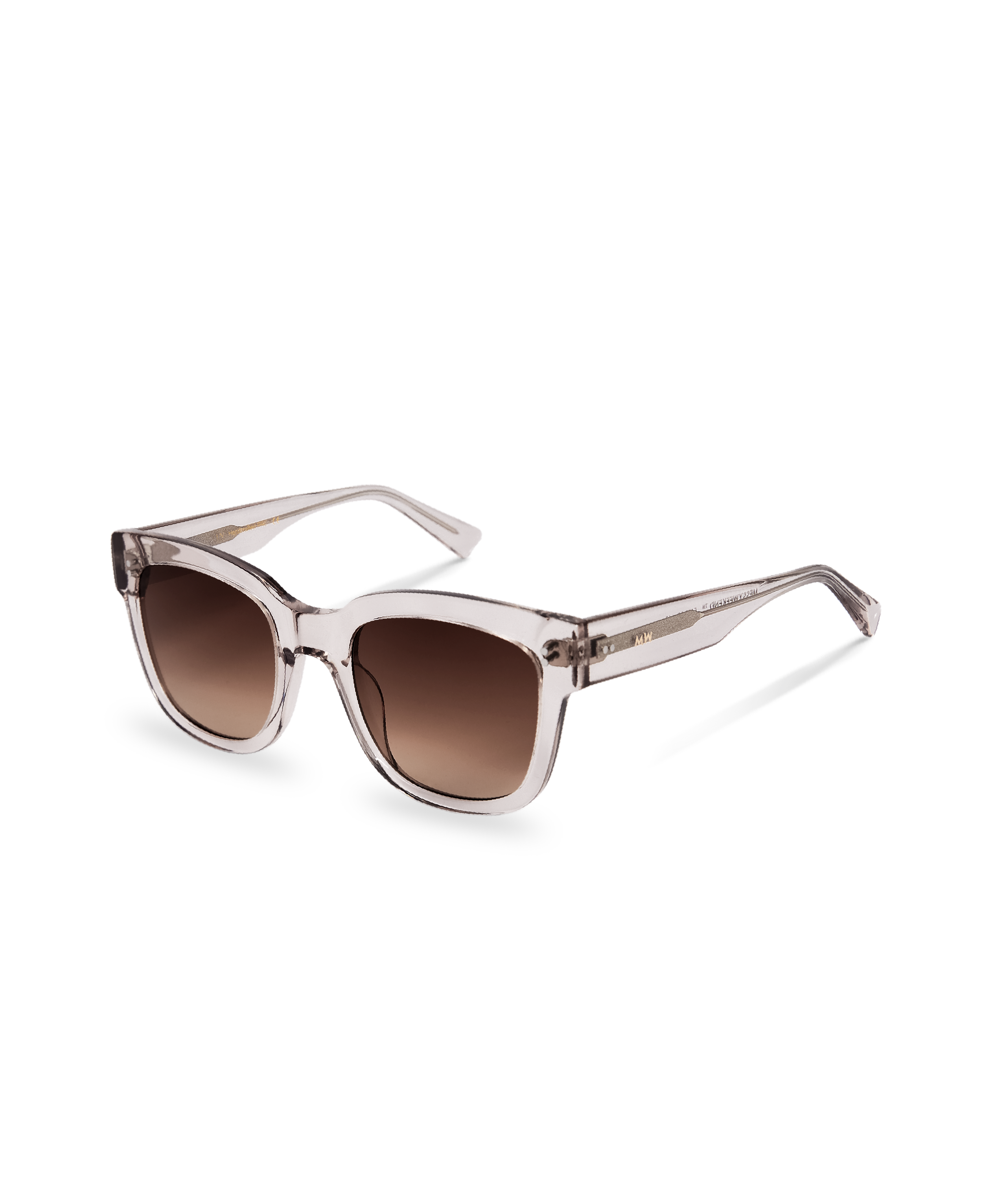 Sunglasses Liv in Rose Clear w. Brown lenses