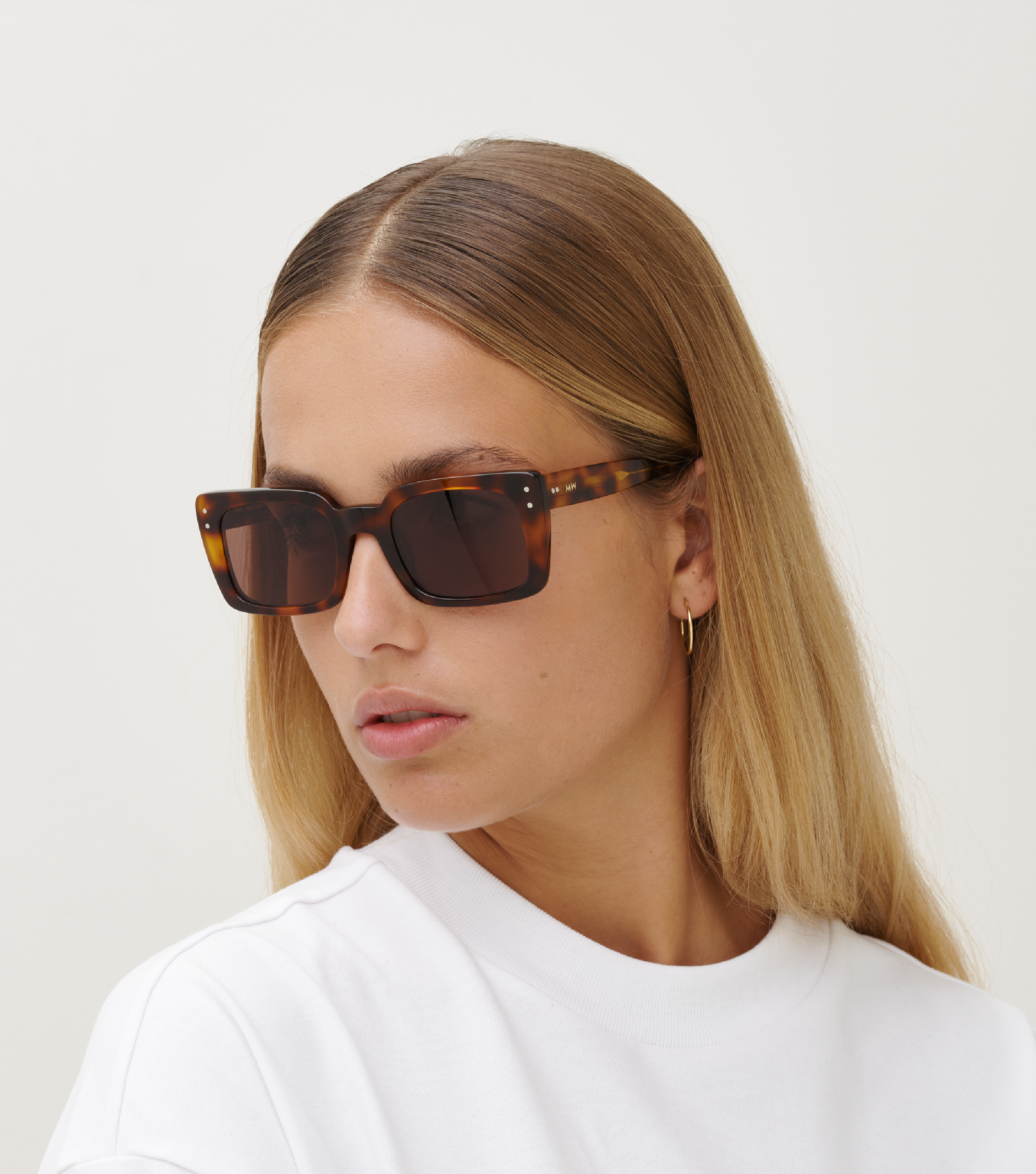 Sunglasses Anna in Tortoise w. Brown Lenses