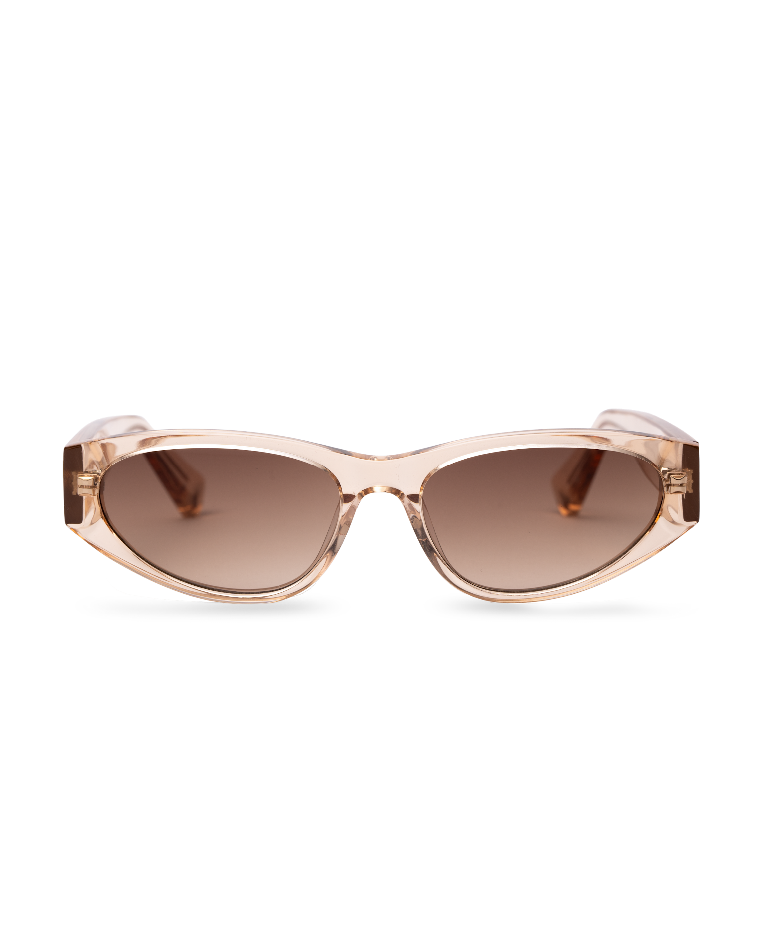 Sunglasses Blade in Champagne w. Brown Lenses