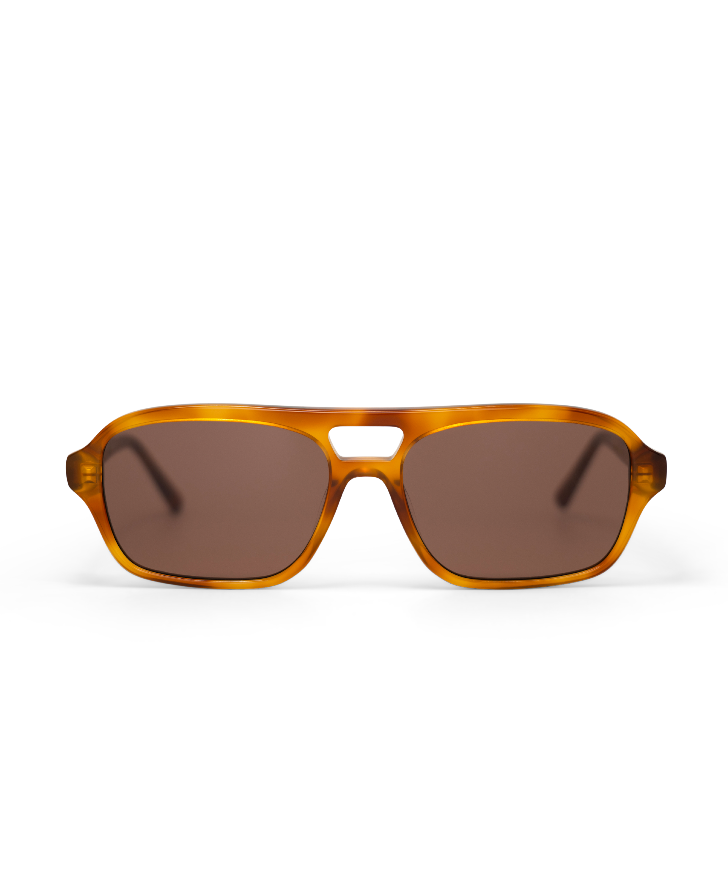 Sunglasses Burt in Havana Brown w. Brown Lenses