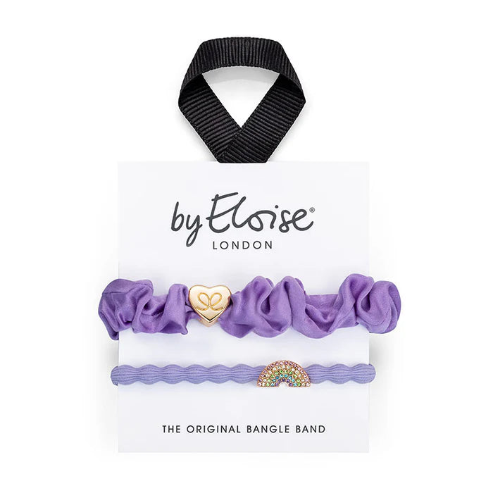 Bangle Scrunchie set of 2 lilac, purple | Lavender Skies