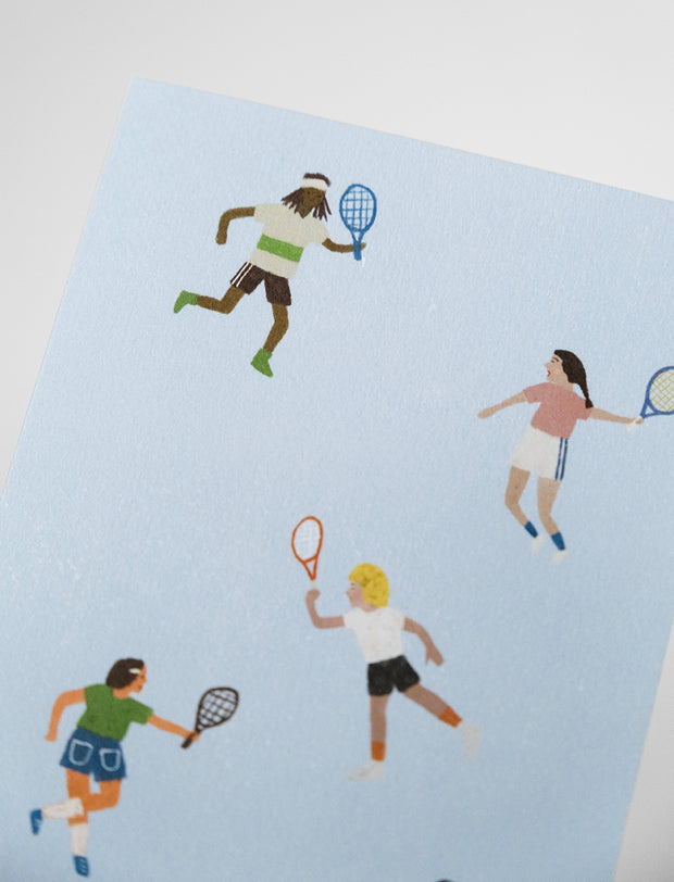 Tennis Card w. Envelope A6
