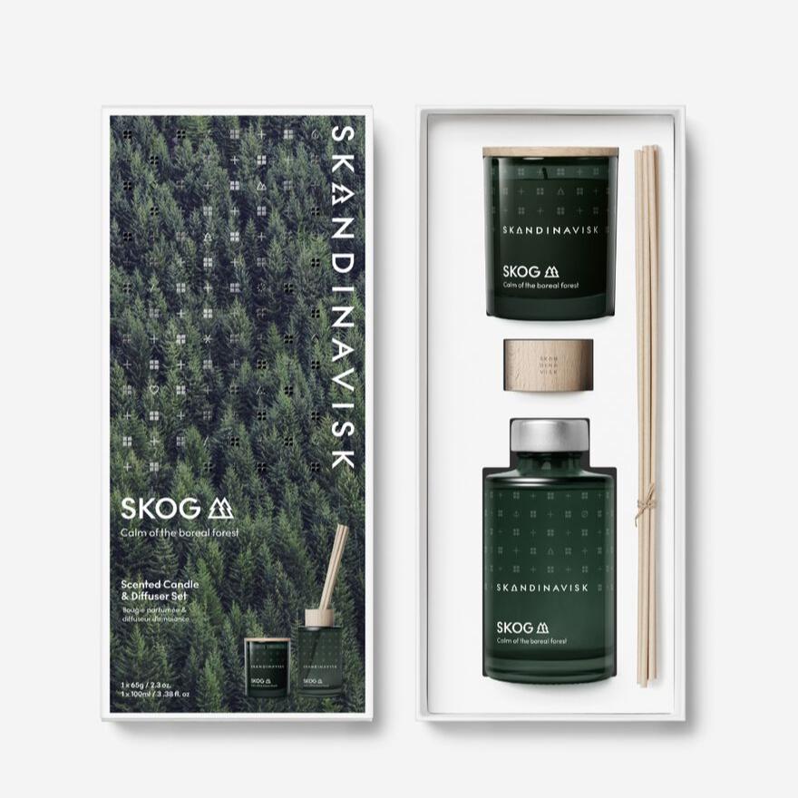 Giftset Skog - Scented Candle & Diffuser Set