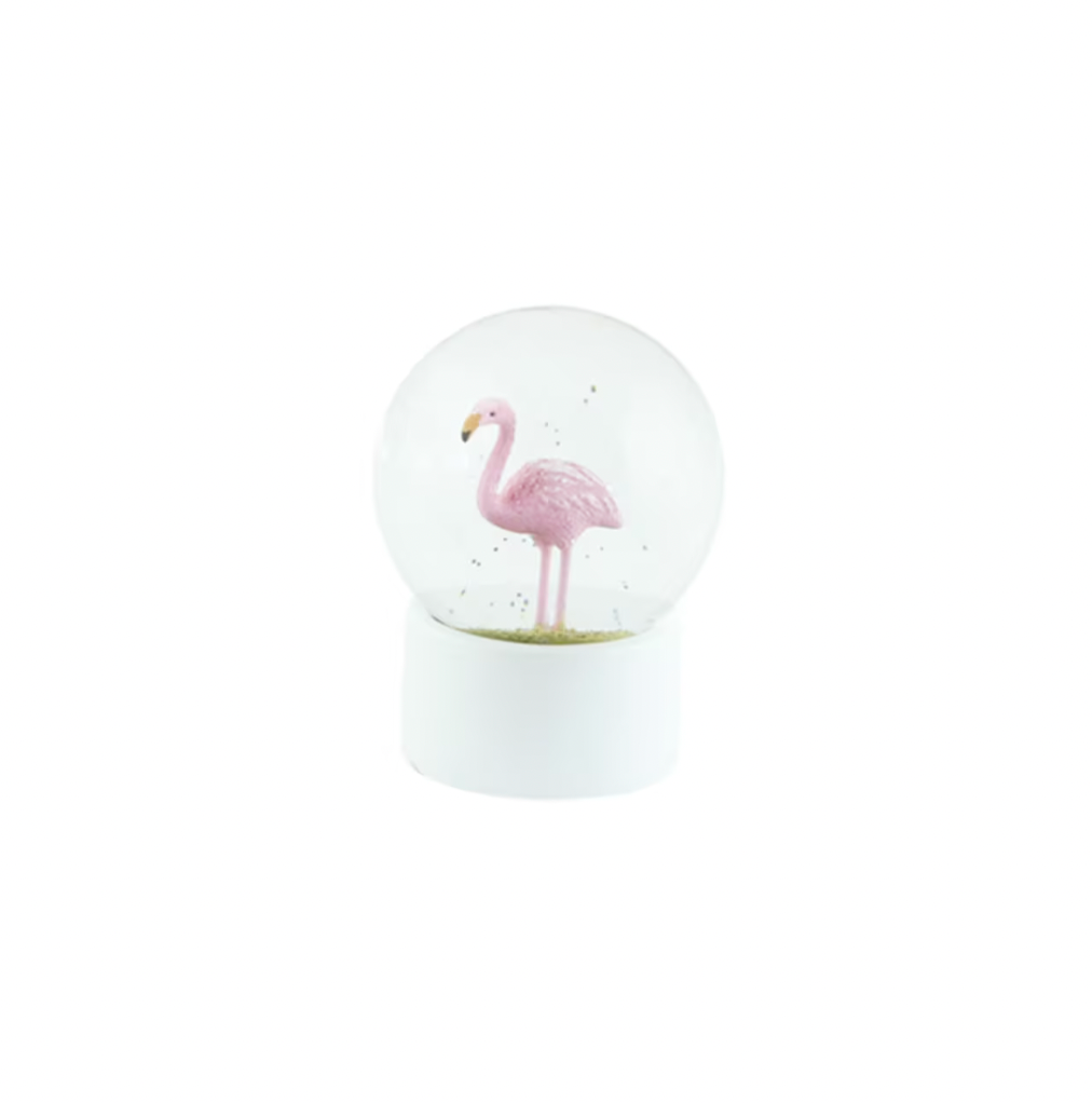 Snow globe Flamingo Small