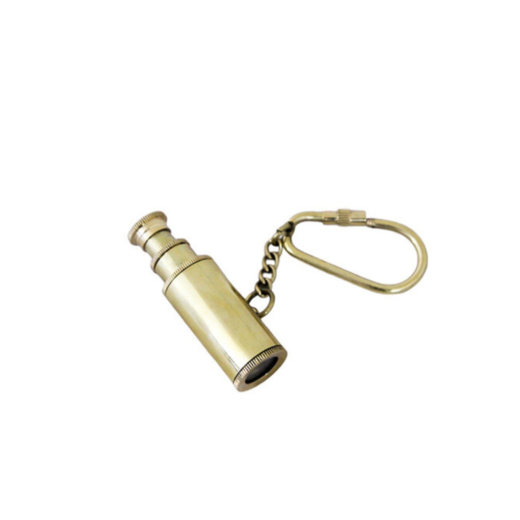 Key Chain Binoculars Brass