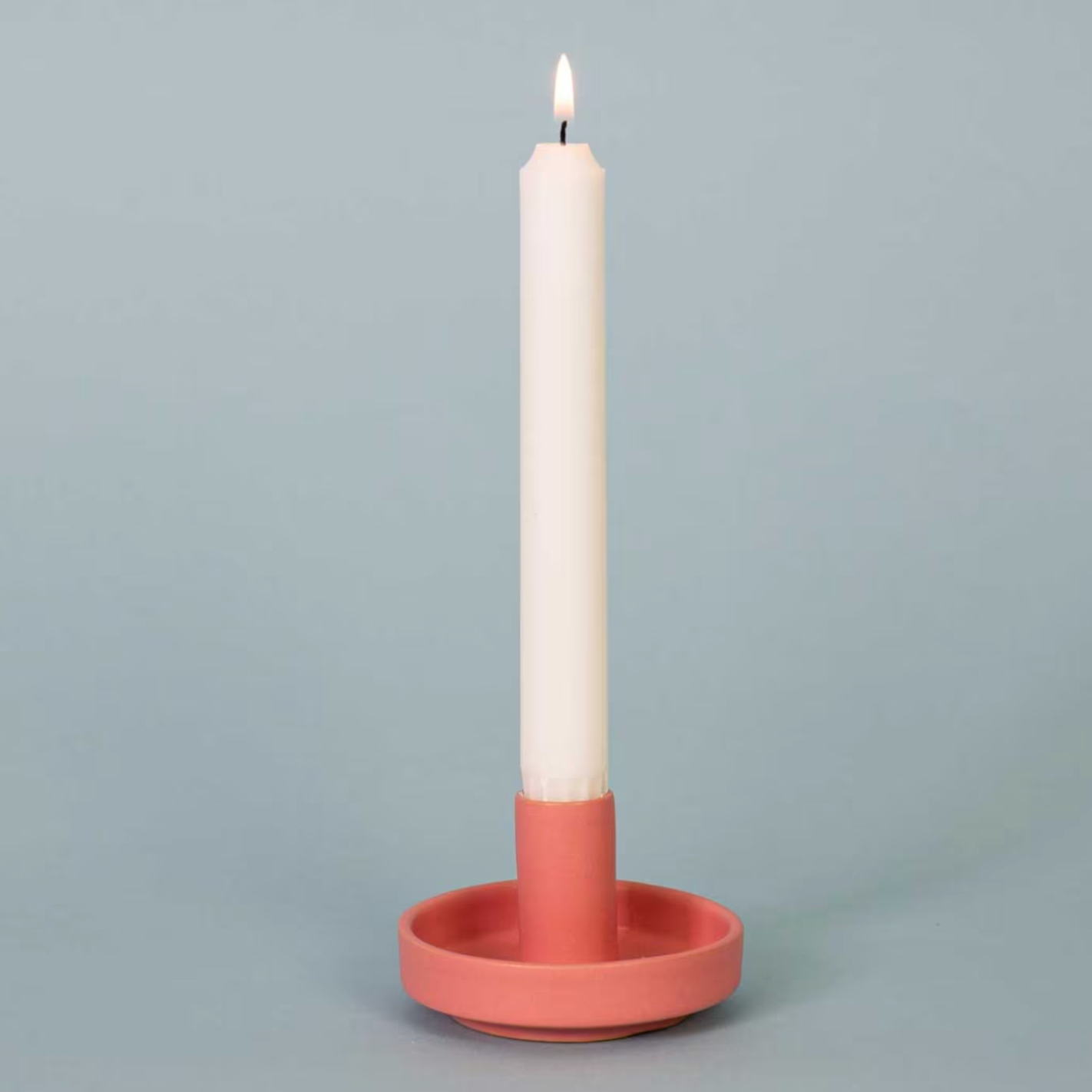 Candleholder Hermes, in Pink 9cm, handmade