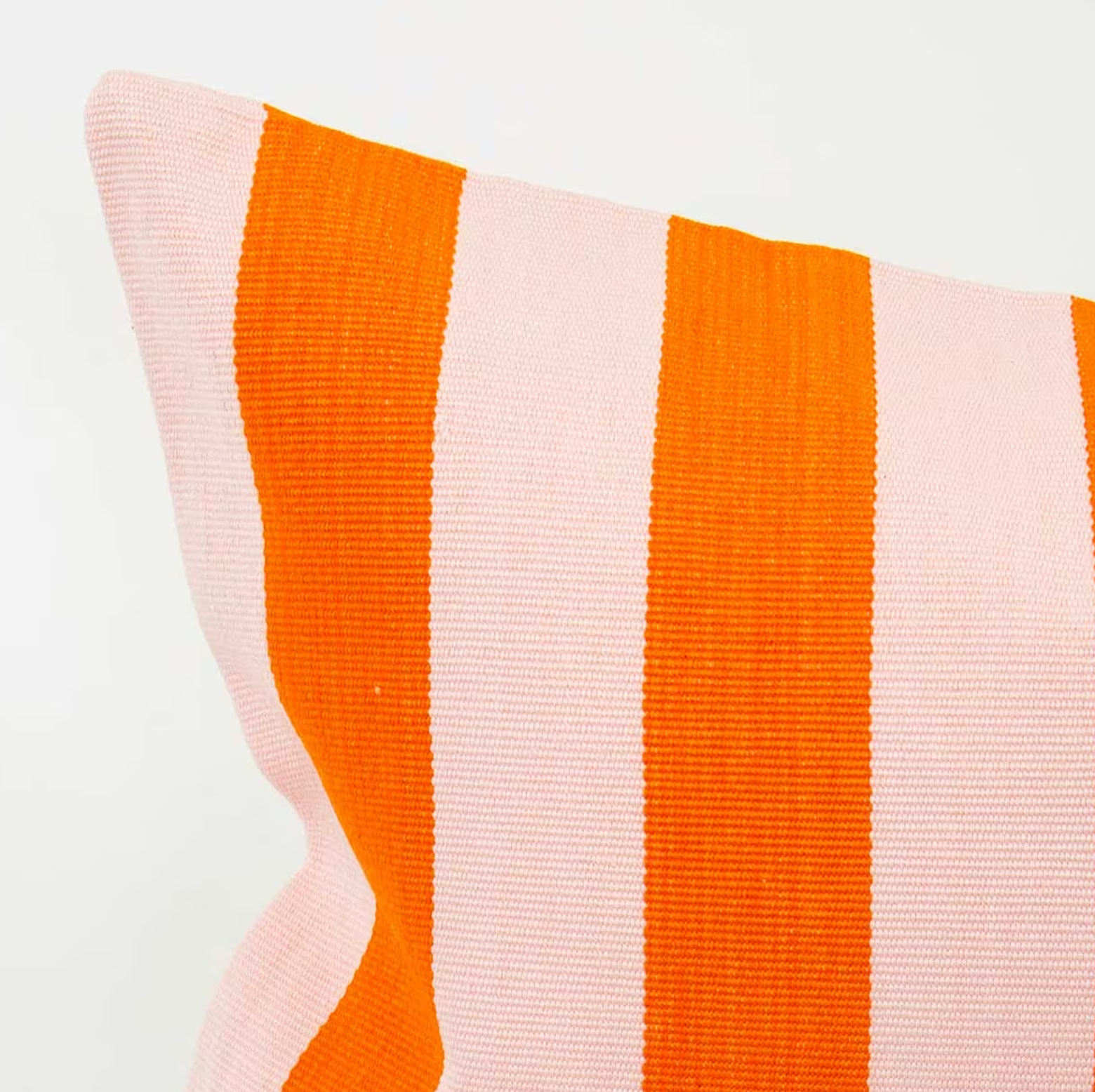 Cushion cover Carla 30x50, orange / pink, handprinted