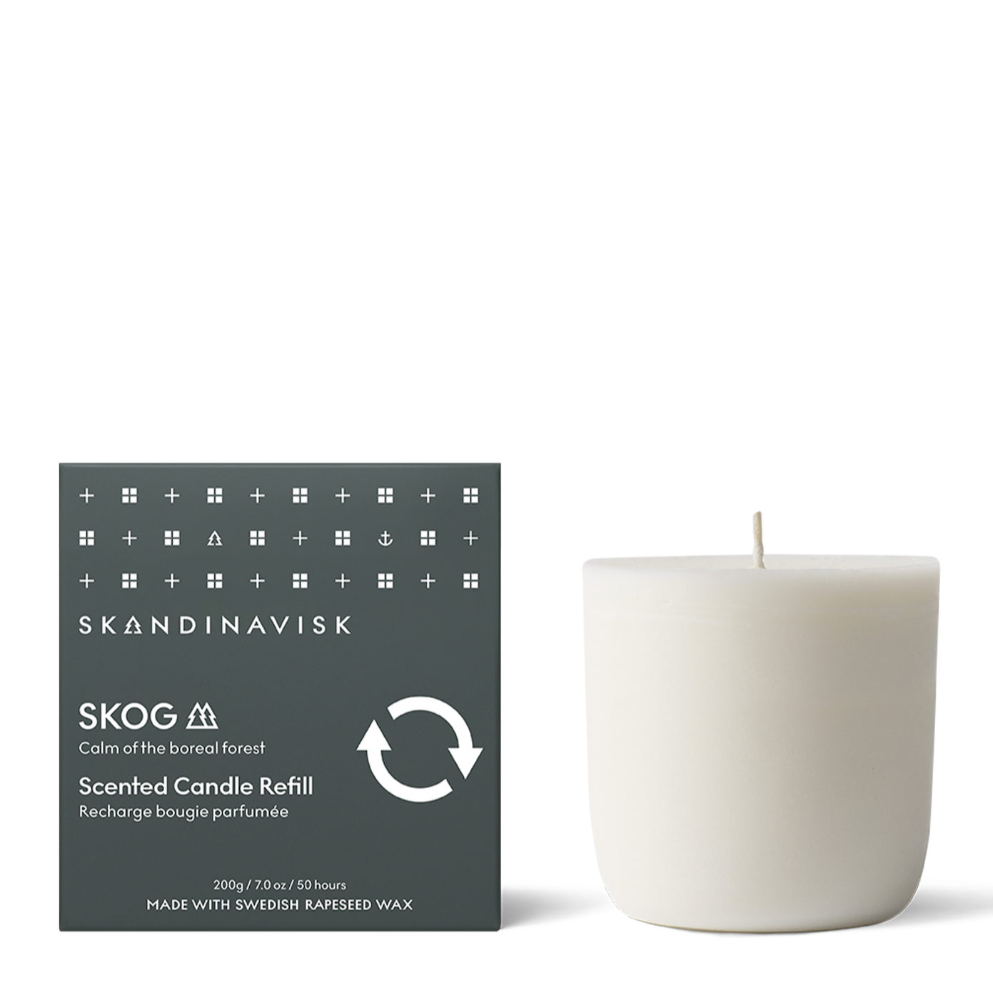 Scented Candle Refill Skog 50h