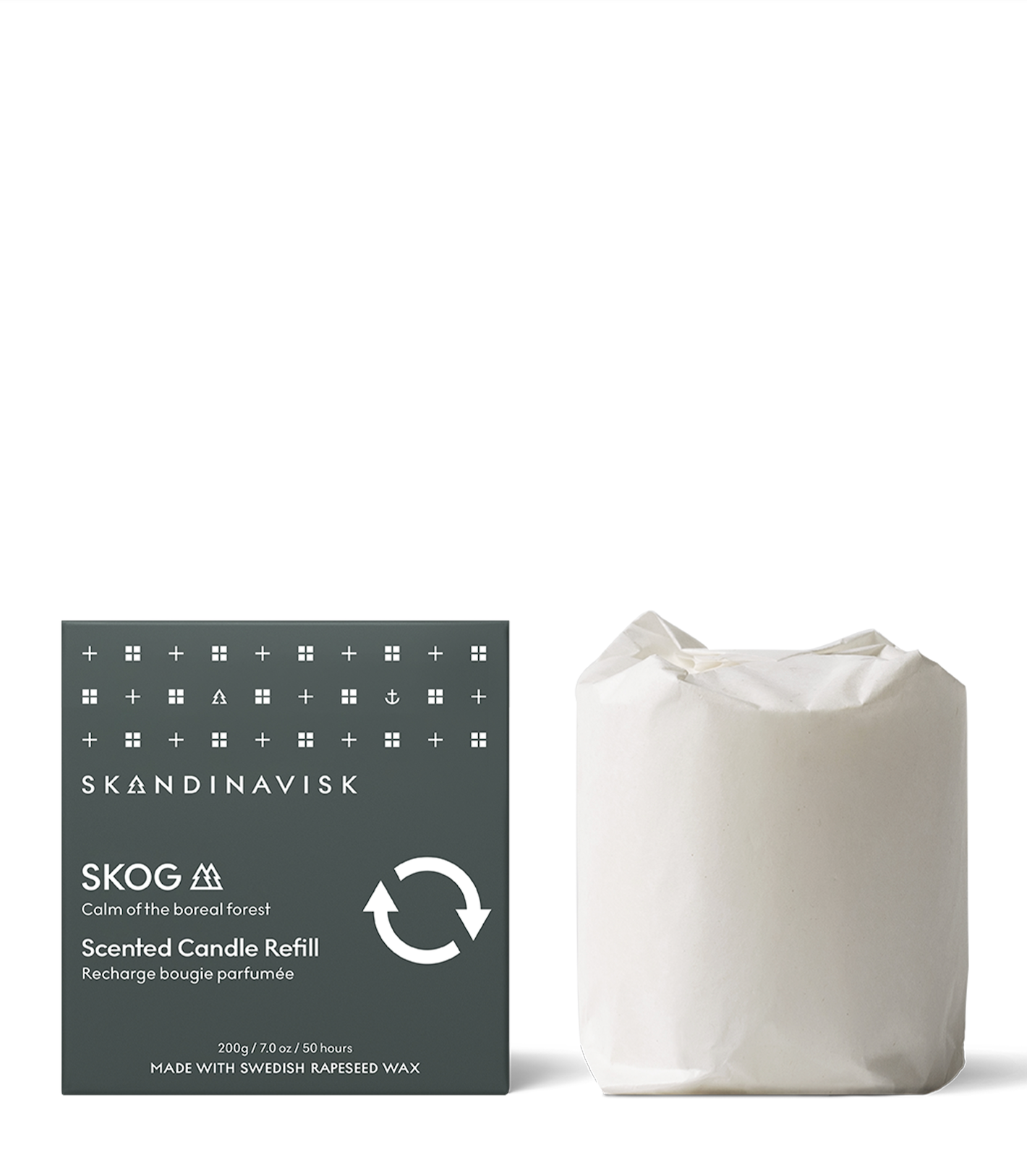 Scented Candle Refill Skog 50h