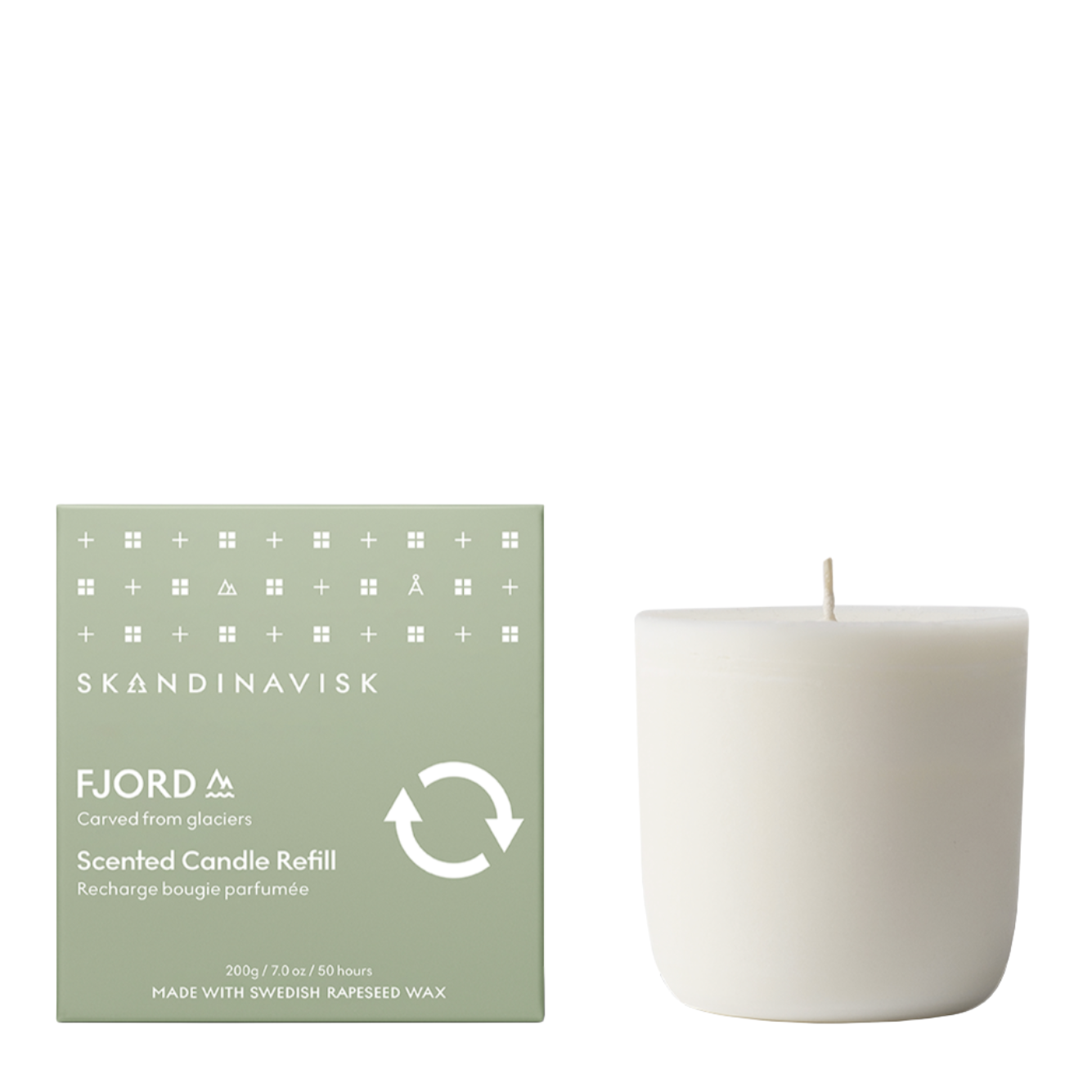 Scented Candle Refill Fjord 50h