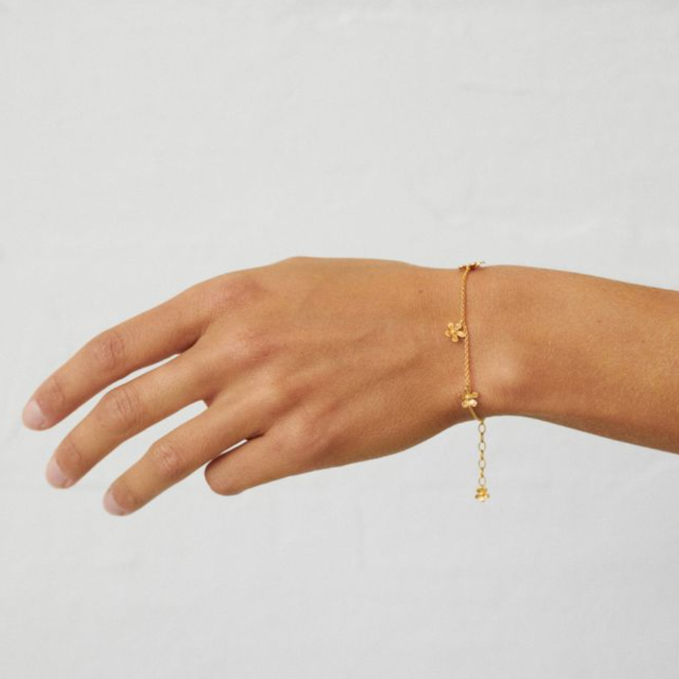 Wild Poppy Bracelet in Gold