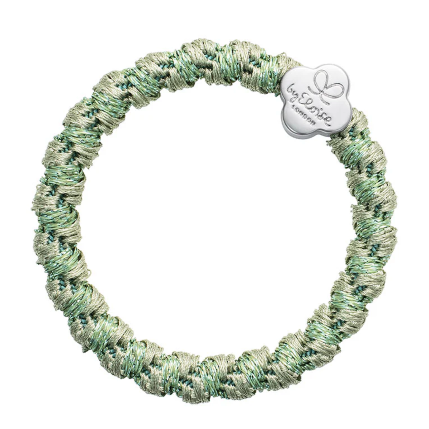 Bangle Band Woven Quatrefoil · Pistachio Green