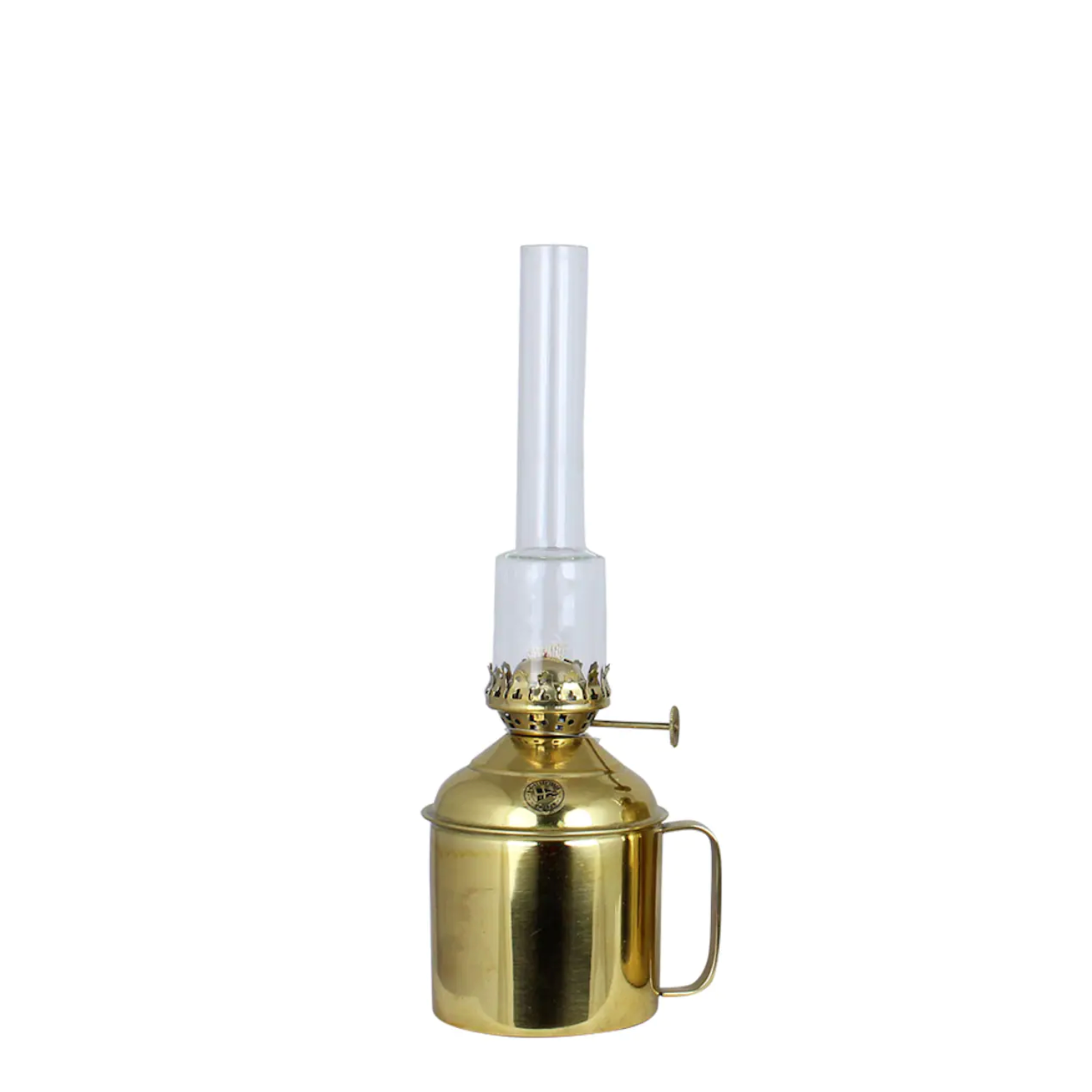 Kerosene Lamp Linne in Antique Brass 27cm