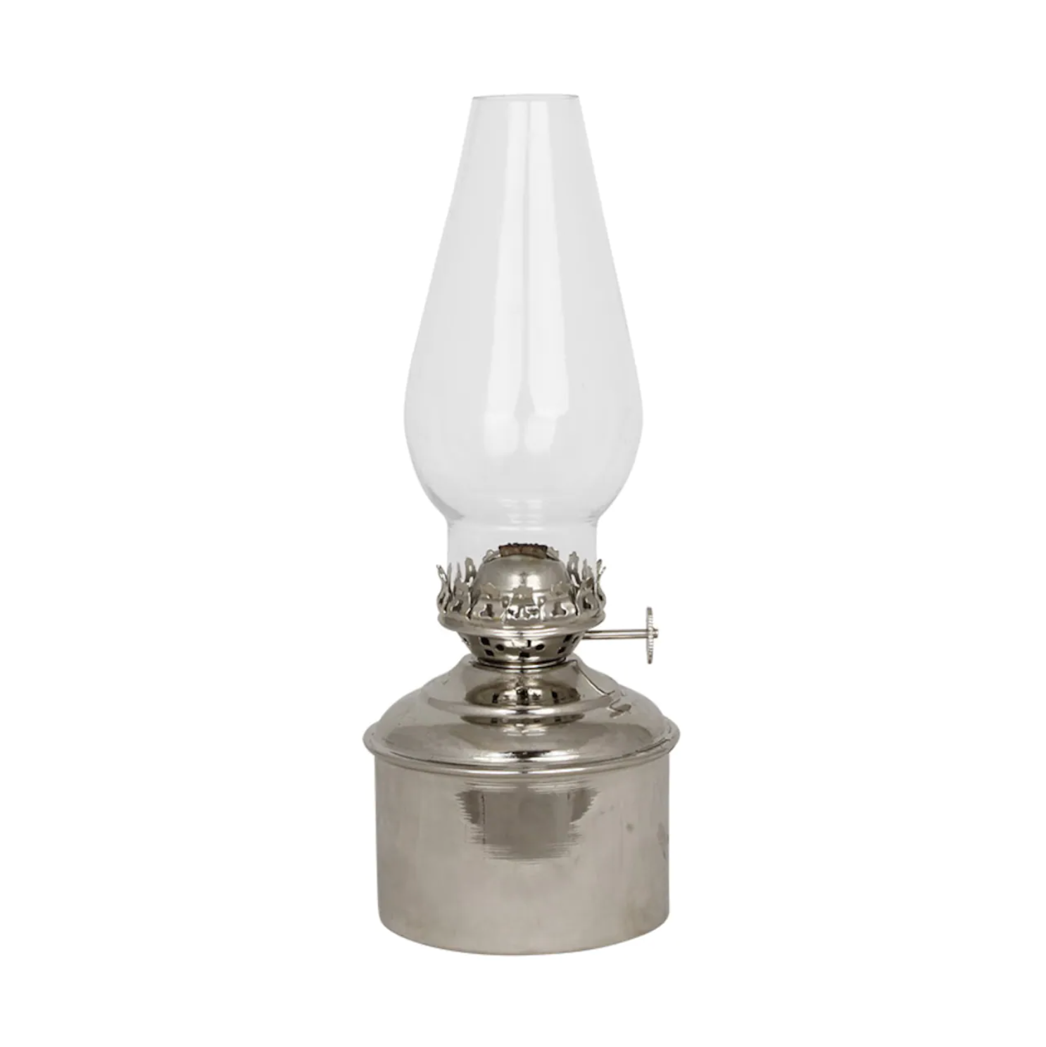 Kerosene Lamp Haga in Nickel 22cm