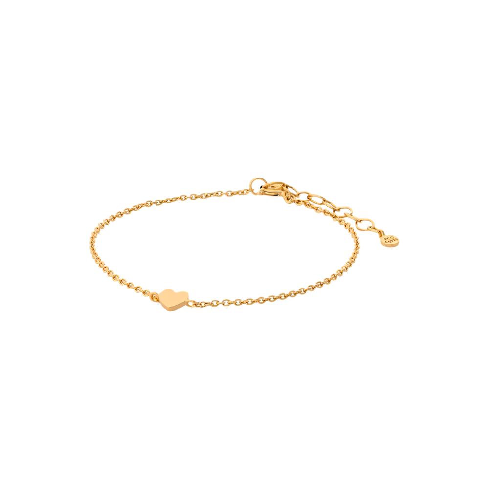 Heart Bracelet in Gold